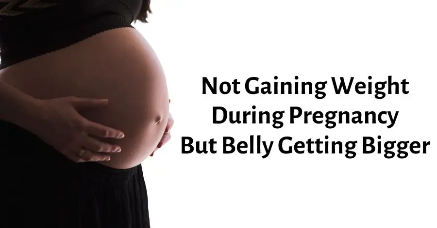 ¿No hay aumento de peso durante el embarazo, pero sí una barriga más grande?