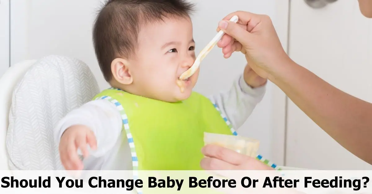 ¿Deberías cambiar a tu bebé antes o después de alimentarlo? ¡Lo que quiera el bebé!